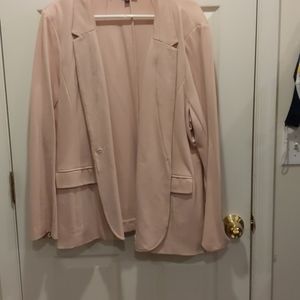 Lane Bryant pink blazer size 26